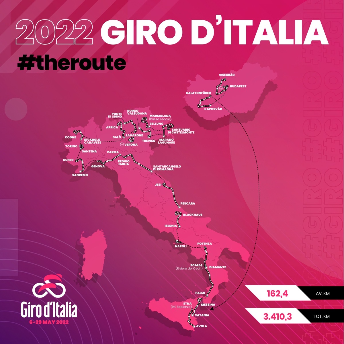 Ce sera l'un des itinéraires les plus difficiles du Giro d'Italia ces dernières années